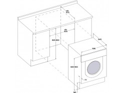 Стиральная машина встраиваемая Whirlpool - WDWG 75148 EU