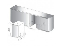 Посудомоечная машина встраиваемая Whirlpool - WSIC 3 M 27 C
