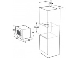 Микроволновая печь встраиваемая Gorenje - BM 235 CLB