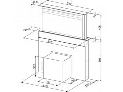 Вытяжка кухонная Smeg - KDD 60 VXE 2