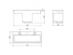 Вытяжка кухонная Smeg - KSEG 78 PXE