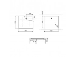Варочная поверхность Smeg - SI 2 M 7643 B