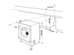 Стиральная машина встраиваемая Whirlpool - WMWG 71484 E