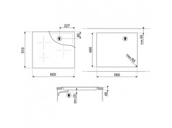 Варочная поверхность Smeg - SI 2 M 7643 D