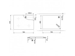 Варочная поверхность Smeg - SI 1 F 7845 B