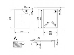 Варочная поверхность Smeg - SIM 3323 D