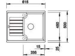 Мойка кухонная Blanco - 526006 ZIA 40 S