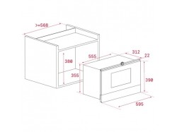 Микроволновая печь встраиваемая Teka - ML 8220 BIS WH (112030000)