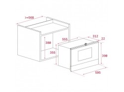 Микроволновая печь встраиваемая Teka - ML 8220 BIS SM (112030004)