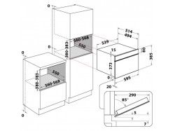 Микроволновая печь встраиваемая Whirlpool - AMW 730 NB