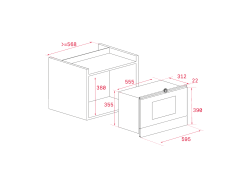 Микроволновая печь встраиваемая Teka - MWR 22 BI BK (40586300)