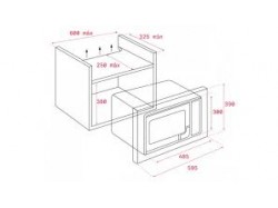 Микроволновая печь встраиваемая Teka - ML 820 BIS WH (40584203)