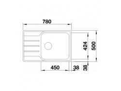 Мойка кухонная Blanco - LEMIS XL 6 S-IF Compact (525111)