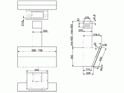 Вытяжка кухонная Smeg - KV 26 N