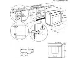 Духовой шкаф AEG - BCR 748380 W