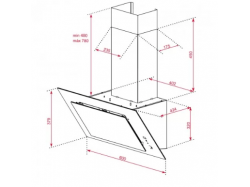 Вытяжка кухонная Teka - DVT 68660 TBS WH 112930040