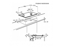Варочная поверхность AEG - HKB 95450 NB Hob2Hood