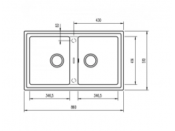 Мойка кухонная Teka - STONE 90 B-TG 2 B 115260000