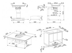 Варочная поверхность Smeg - HOBD 682 D 1