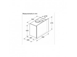 Вытяжка кухонная Bosch - DWF 65 AJ 20 T