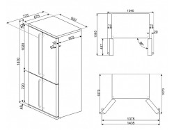 Холодильник Smeg - FQ 960 PB 5