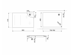 Варочная поверхность Smeg - SI 1 M 4854 D