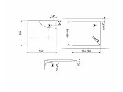 Варочная поверхность Smeg - SIM 3644 D