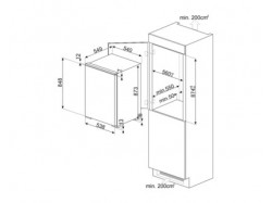 Морозильная камера Smeg - S 4F 094 E