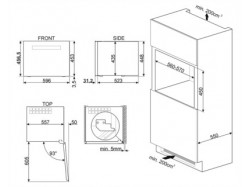 Винный шкаф встраиваемый Smeg - CVI 621 NR 3