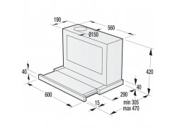 Вытяжка кухонная Gorenje - BHP 623E8 X