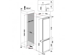 Холодильник встраиваемый Whirlpool - WHC 20 T 352