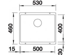 Мойка кухонная Blanco - SUBLINE 500-U (525995)