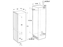 Холодильник встраиваемый Gorenje - NRKI 4182 A 1