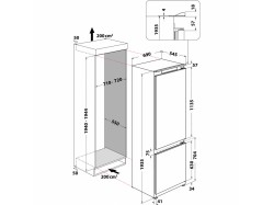 Холодильник встраиваемый Whirlpool - SP 40 802 EU