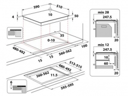 Варочная поверхность Whirlpool - WSQ 2160 NE