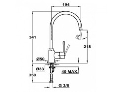 Смеситель кухонный Teka - SP 995 ( 55995020Q )