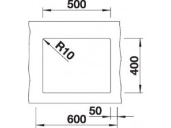 Мойка кухонная Blanco - 527170 SUBLINE 500-U