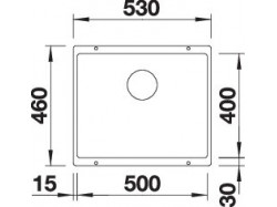 Мойка кухонная Blanco - 527170 SUBLINE 500-U