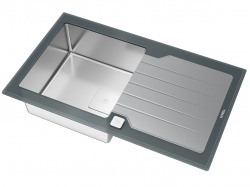 Мойка кухонная Teka - DIAMOND 1B 1D 86 ST 115100021