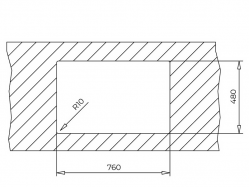 Мойка кухонная Teka - STONE 60 S-TG 1B 1D 115330034