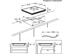 Варочная поверхность Electrolux - EHF6547FXK
