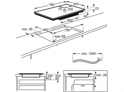 Варочная поверхность Electrolux - EIS 84486