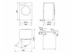 Стиральная машина Smeg - WNP 84 SEAIN