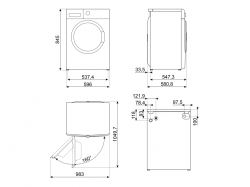 Стиральная машина Smeg - WNP04SEAIN