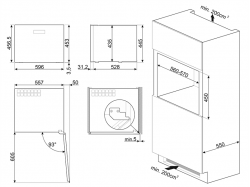 Винный шкаф встраиваемый Smeg - CVI 121 G