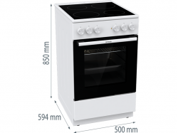 Плита кухонная Gorenje - GEC 5 A 41 WG
