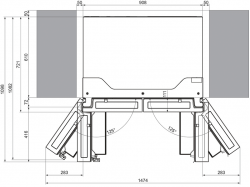 Холодильник Gorenje - NRM 918 FUX