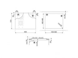 Варочная поверхность Smeg - PM 3643 D
