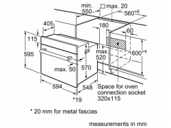 Духовой шкаф Bosch - HBJ 517 SG0R