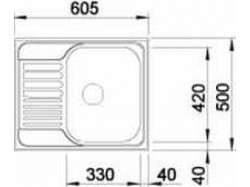 Мойка кухонная Blanco - TIPO 45 S MINI (516524)